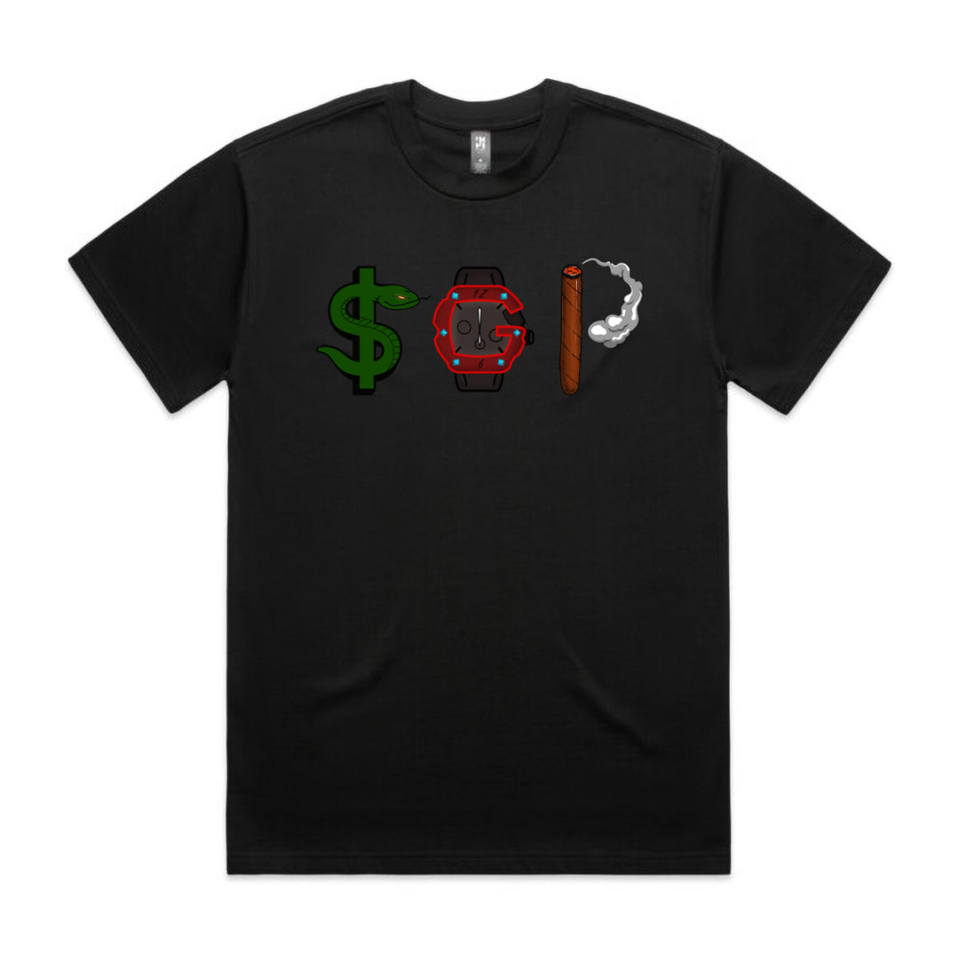 SGP Signature (Heavy) Tee Mens - Black